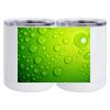10 oz. White Stainless Steel Short Tumbler Thumbnail