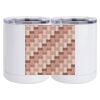 10 oz. White Stainless Steel Short Tumbler Thumbnail