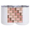 10 oz. White Stainless Steel Short Tumbler Thumbnail