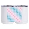 10 oz. White Stainless Steel Short Tumbler Thumbnail