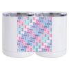 10 oz. White Stainless Steel Short Tumbler Thumbnail