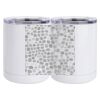 10 oz. White Stainless Steel Short Tumbler Thumbnail