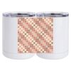 10 oz. White Stainless Steel Short Tumbler Thumbnail