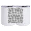 10 oz. White Stainless Steel Short Tumbler Thumbnail