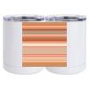 10 oz. White Stainless Steel Short Tumbler Thumbnail