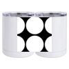 10 oz. White Stainless Steel Short Tumbler Thumbnail