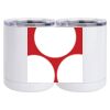 10 oz. White Stainless Steel Short Tumbler Thumbnail
