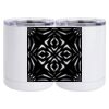 10 oz. White Stainless Steel Short Tumbler Thumbnail