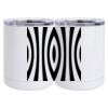 10 oz. White Stainless Steel Short Tumbler Thumbnail