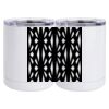 10 oz. White Stainless Steel Short Tumbler Thumbnail