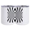 10 oz. White Stainless Steel Short Tumbler Thumbnail