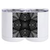 10 oz. White Stainless Steel Short Tumbler Thumbnail
