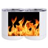 10 oz. White Stainless Steel Short Tumbler Thumbnail