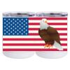 10 oz. White Stainless Steel Short Tumbler Thumbnail