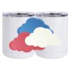 10 oz. White Stainless Steel Short Tumbler Thumbnail