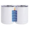 10 oz. White Stainless Steel Short Tumbler Thumbnail