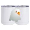 10 oz. White Stainless Steel Short Tumbler Thumbnail
