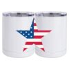 10 oz. White Stainless Steel Short Tumbler Thumbnail