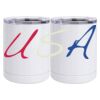 10 oz. White Stainless Steel Short Tumbler Thumbnail