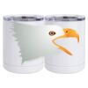 10 oz. White Stainless Steel Short Tumbler Thumbnail