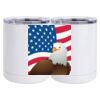 10 oz. White Stainless Steel Short Tumbler Thumbnail