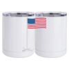 10 oz. White Stainless Steel Short Tumbler Thumbnail
