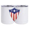 10 oz. White Stainless Steel Short Tumbler Thumbnail