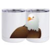 10 oz. White Stainless Steel Short Tumbler Thumbnail