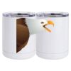 10 oz. White Stainless Steel Short Tumbler Thumbnail