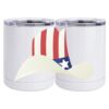 10 oz. White Stainless Steel Short Tumbler Thumbnail