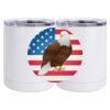 10 oz. White Stainless Steel Short Tumbler Thumbnail