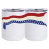 10 oz. White Stainless Steel Short Tumbler Thumbnail