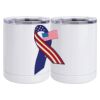 10 oz. White Stainless Steel Short Tumbler Thumbnail