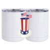 10 oz. White Stainless Steel Short Tumbler Thumbnail