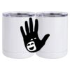 10 oz. White Stainless Steel Short Tumbler Thumbnail