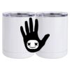 10 oz. White Stainless Steel Short Tumbler Thumbnail