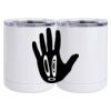 10 oz. White Stainless Steel Short Tumbler Thumbnail