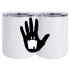 10 oz. White Stainless Steel Short Tumbler Thumbnail