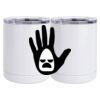 10 oz. White Stainless Steel Short Tumbler Thumbnail