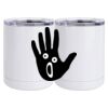 10 oz. White Stainless Steel Short Tumbler Thumbnail