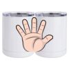 10 oz. White Stainless Steel Short Tumbler Thumbnail