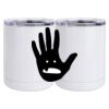 10 oz. White Stainless Steel Short Tumbler Thumbnail