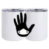 10 oz. White Stainless Steel Short Tumbler Thumbnail