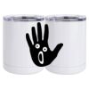 10 oz. White Stainless Steel Short Tumbler Thumbnail