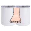 10 oz. White Stainless Steel Short Tumbler Thumbnail