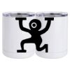 10 oz. White Stainless Steel Short Tumbler Thumbnail