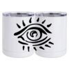 10 oz. White Stainless Steel Short Tumbler Thumbnail