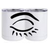 10 oz. White Stainless Steel Short Tumbler Thumbnail