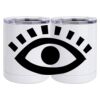 10 oz. White Stainless Steel Short Tumbler Thumbnail