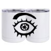 10 oz. White Stainless Steel Short Tumbler Thumbnail